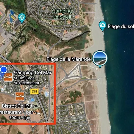 Del Mar 4 Etoiles A Sur Mobil-home Cosy En 3ch Au Calme ארגלס-סור-מר