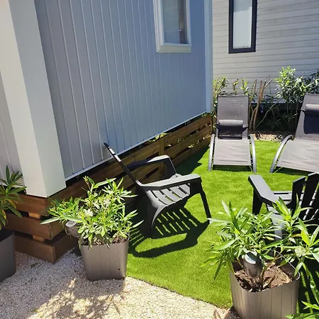 Del Mar 4 Etoiles A Sur Mobil-home Cosy En 3ch Au Calme * أرجيليه- سور- مير