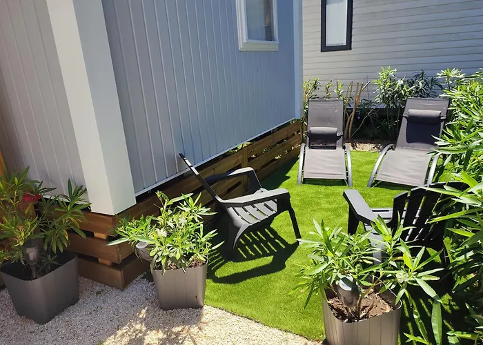 Del Mar 4 étoiles à Sur Mobil-home Cosy En 3ch Au Calme * Argelès-sur-Mer