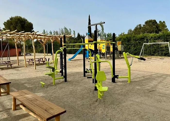 Parque de Campismo Del Mar 4 étoiles à Sur Mobil-home Cosy En 3ch Au Calme Argelès-sur-Mer